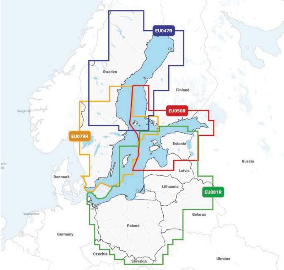 EUROPE DU NORD ZONES DE COUVERTURE REGULAR ter