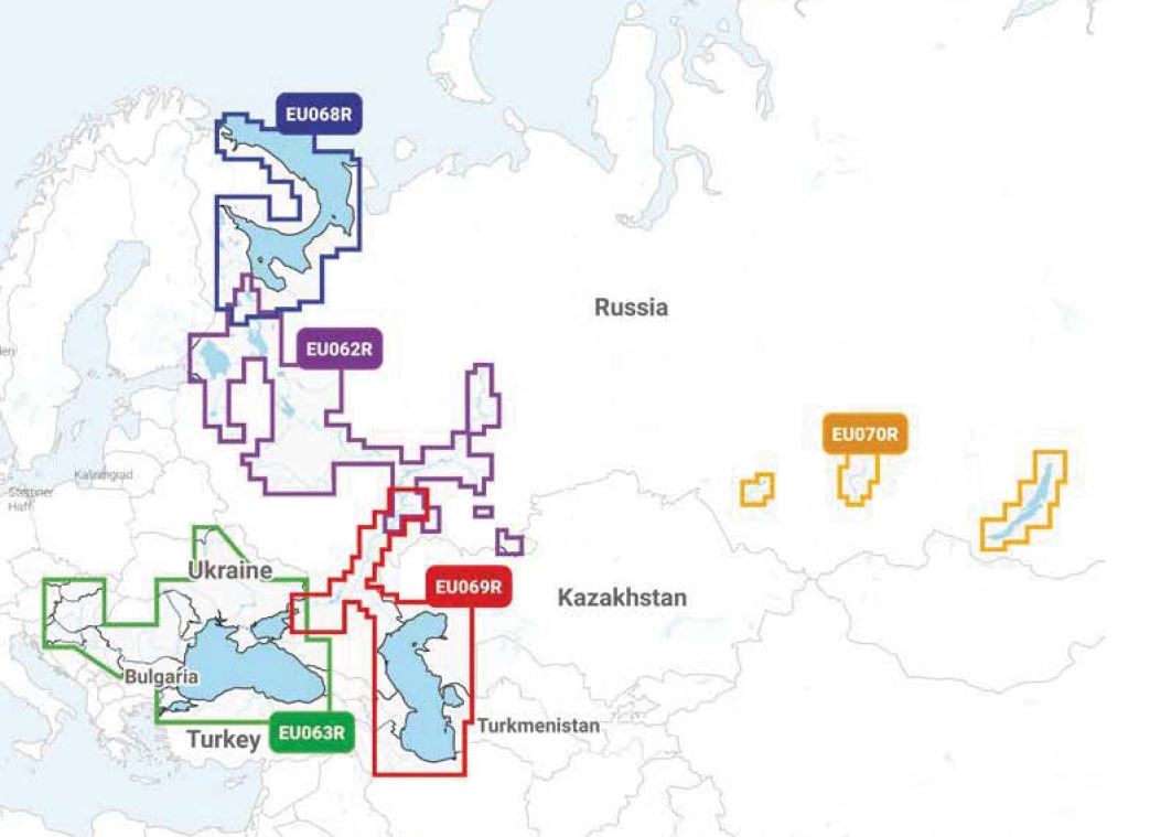 EUROPE DE L EST ZONES DE COUVERTURE REGULAR